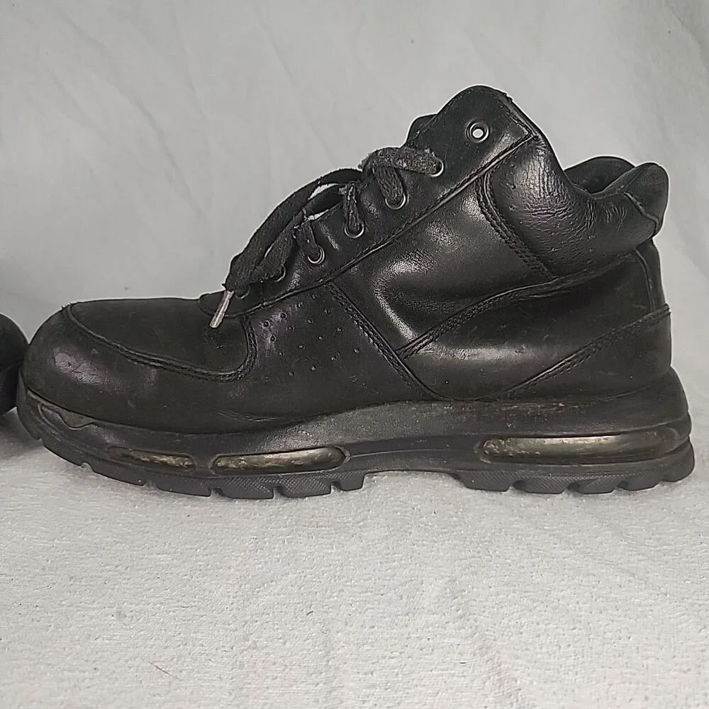 Shoes Nike Air Max Goadome ACG Leather Boots 10.5 Black Waterproof 865031-009